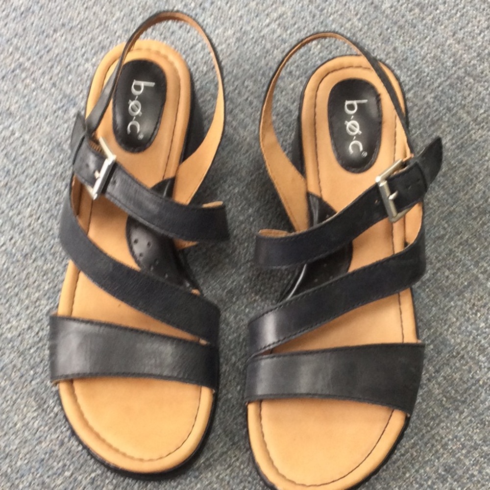 BOC Black Sandals